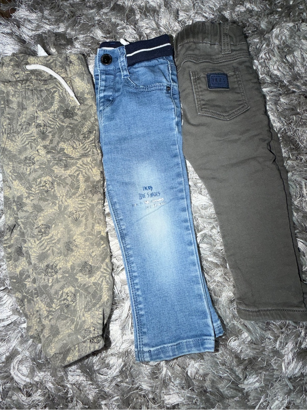 3 pairs of IKKS exclusive French kids premium denim size 18 months or EU 80